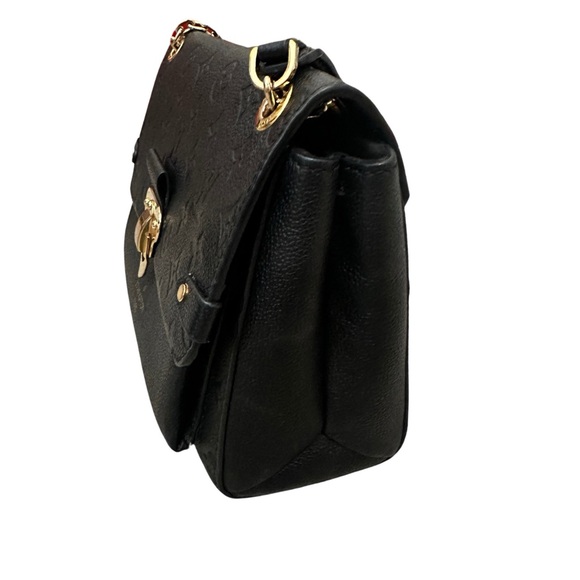 Louis Vuitton Black Monogram Empreinte Vavin PM Shoulder Bag - Picture 4 of 7